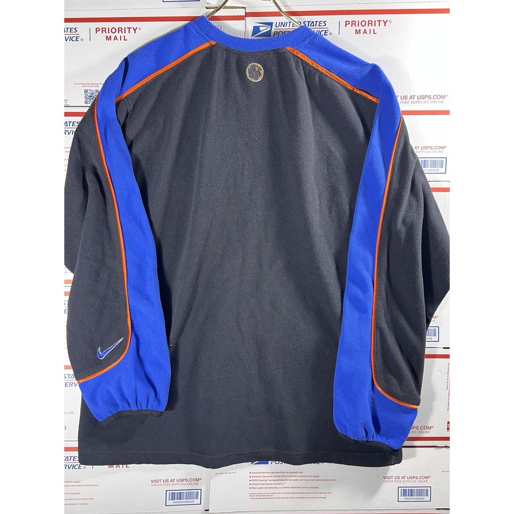 Vtg 90s Nike Florida Gators Fleece Sweatshirt Pullover Check Swoosh Logo Sz L - Picture 9 of 9